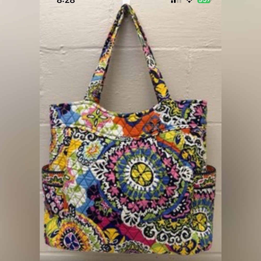 Vera Bradley Multicolor Quilted Tote Bag
